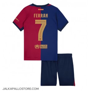 Barcelona Ferran Torres #7 Kotipaita Lapsille 2024-25 Lyhythihainen (+ shortsit)